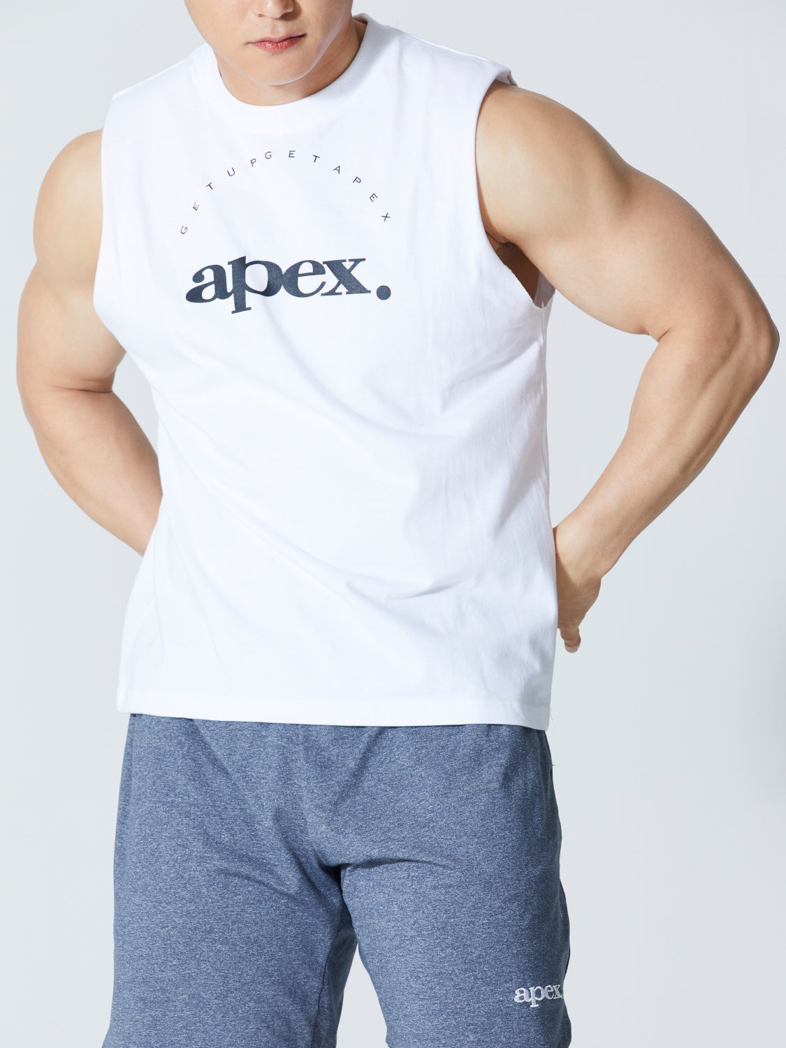 APEX SLOGAN MUSCLE TANK
